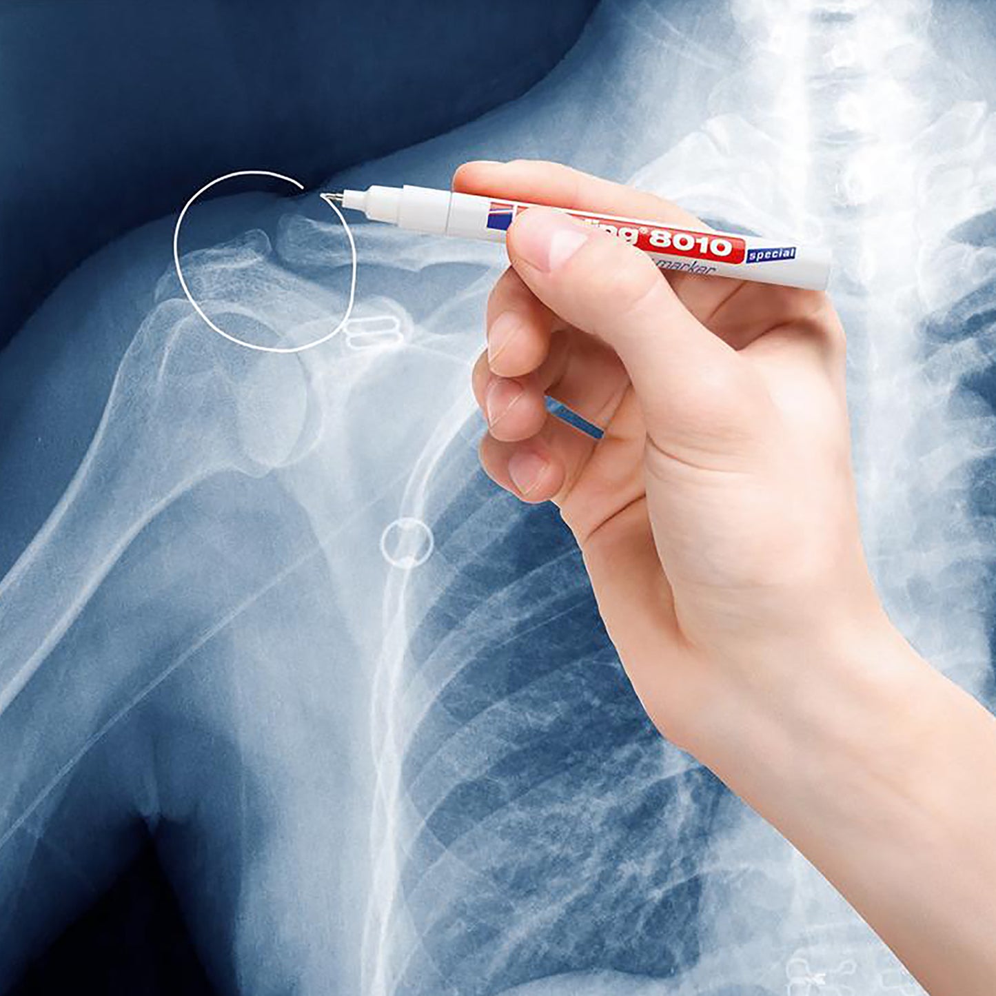 Marqueur radiographique Edding 8010