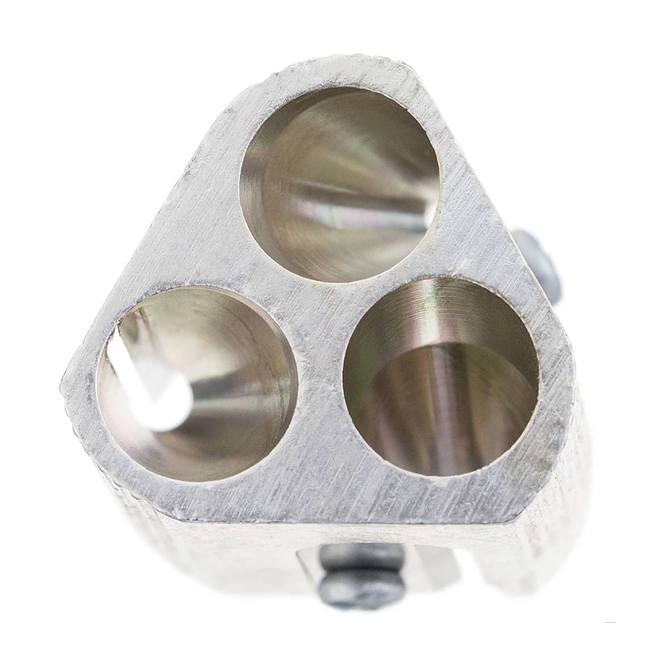 Möbius+Ruppert 0207 Pencil Sharpener, Magnesium, Triple-Hole, Prism