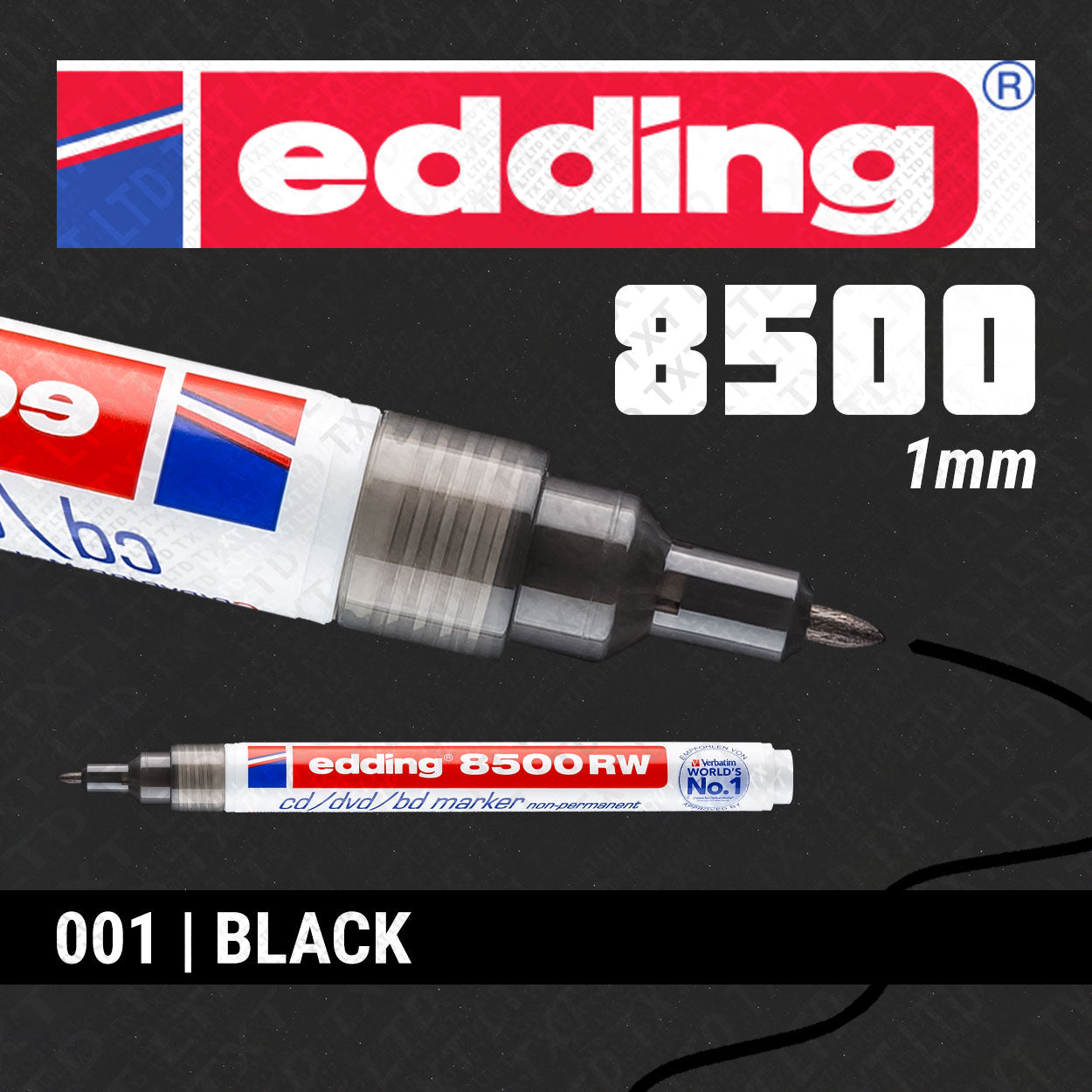 Marqueur non permanent edding 8500 CD/DVD/BD