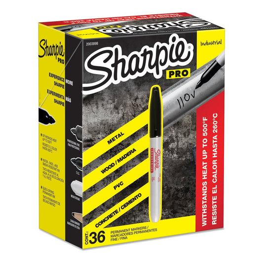 Sharpie PRO Industrial Permanent Marker, 36CT