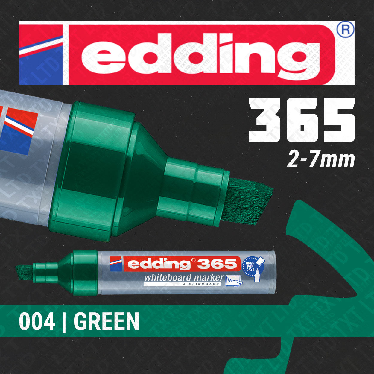 Marqueur pour tableau blanc/tableau à feuilles Edding 365