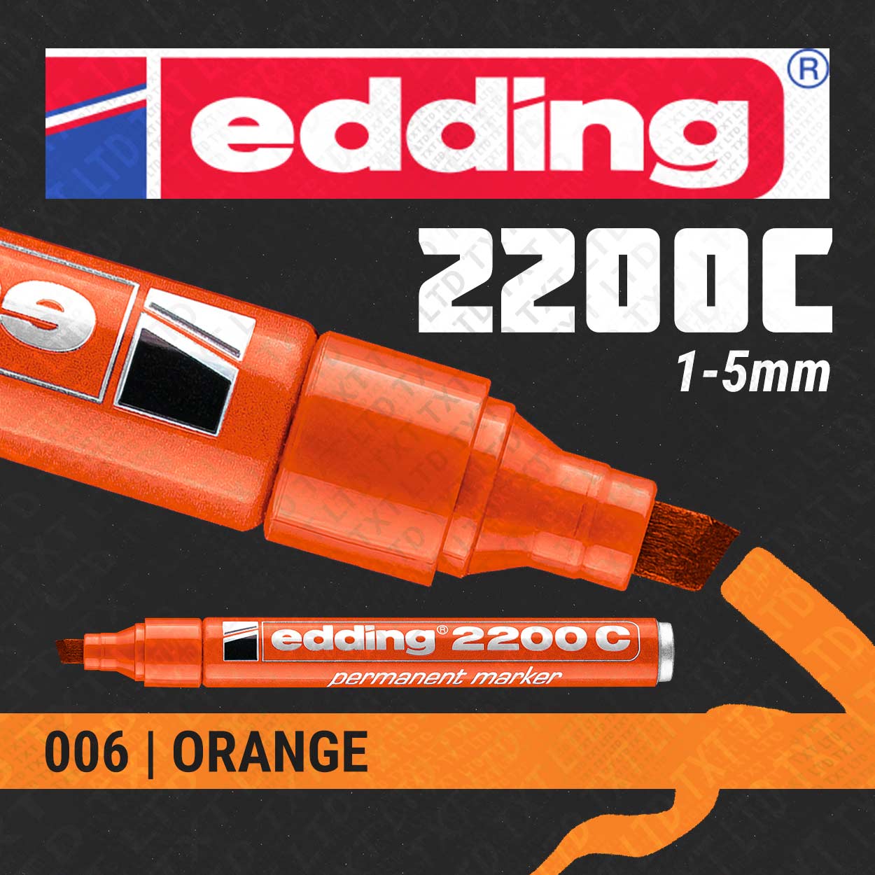 edding 2200C Marqueur indélébile – TXT LTD