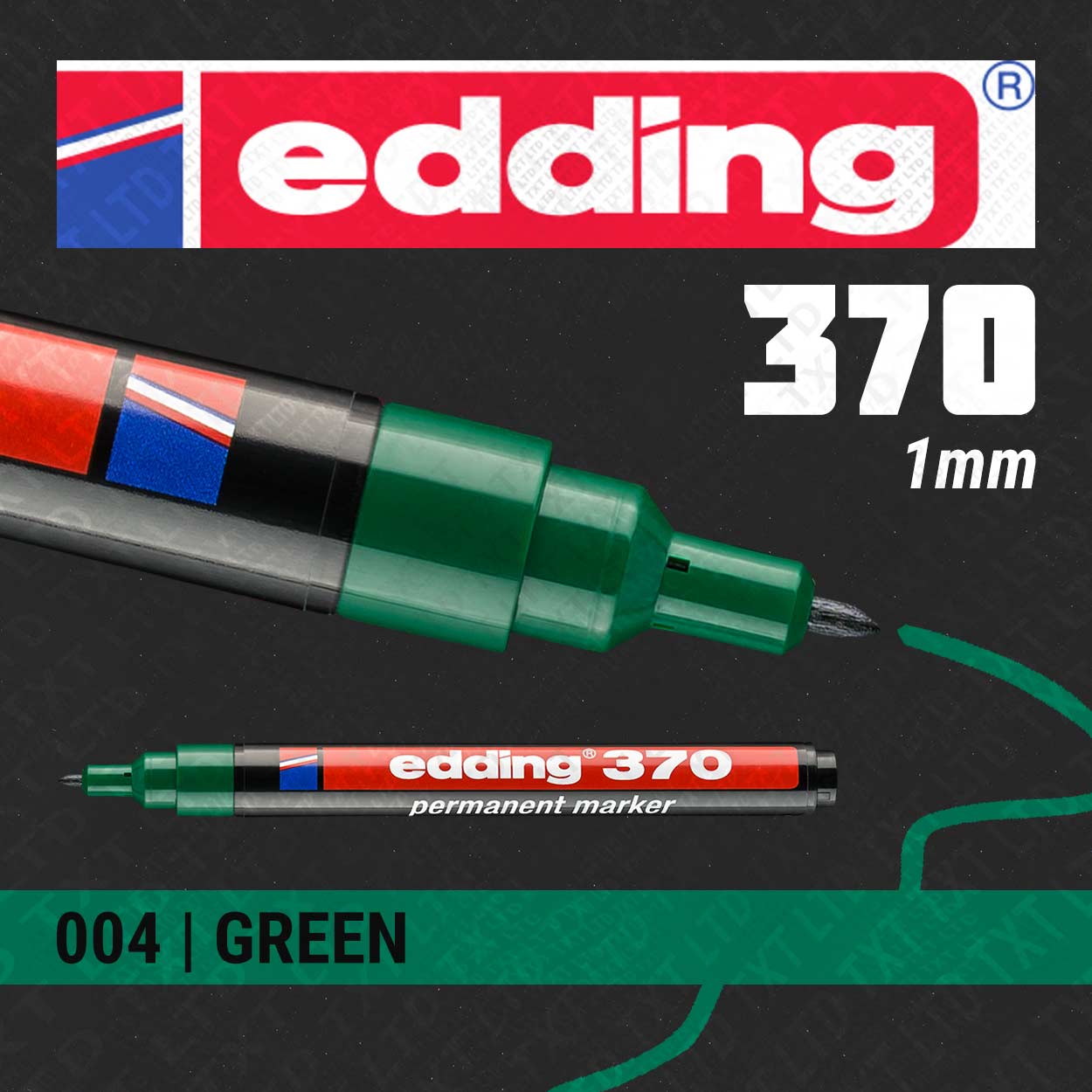 edding 3000 Permanent Bullet Marker Light Green