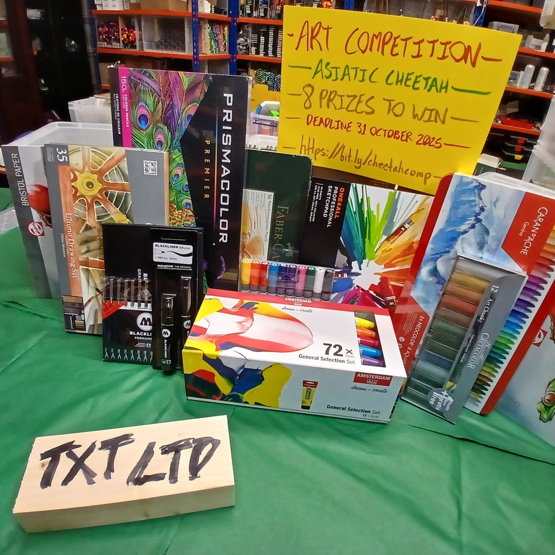 Art Competition - Asiatic Cheetah - TXT LTD