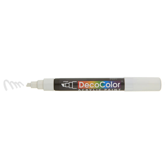 Decocolor Acrylic Marker, Chisel Tip