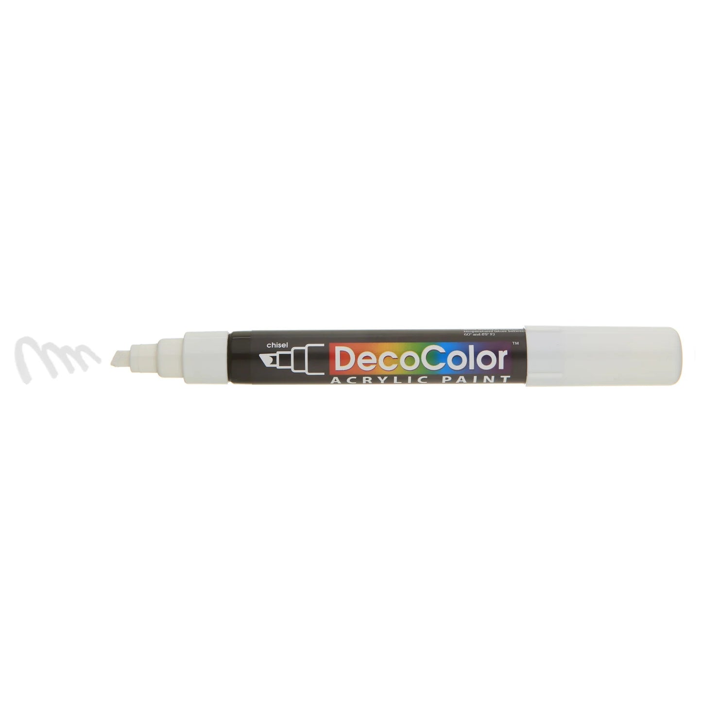 Decocolor acrylstift, beitelpunt