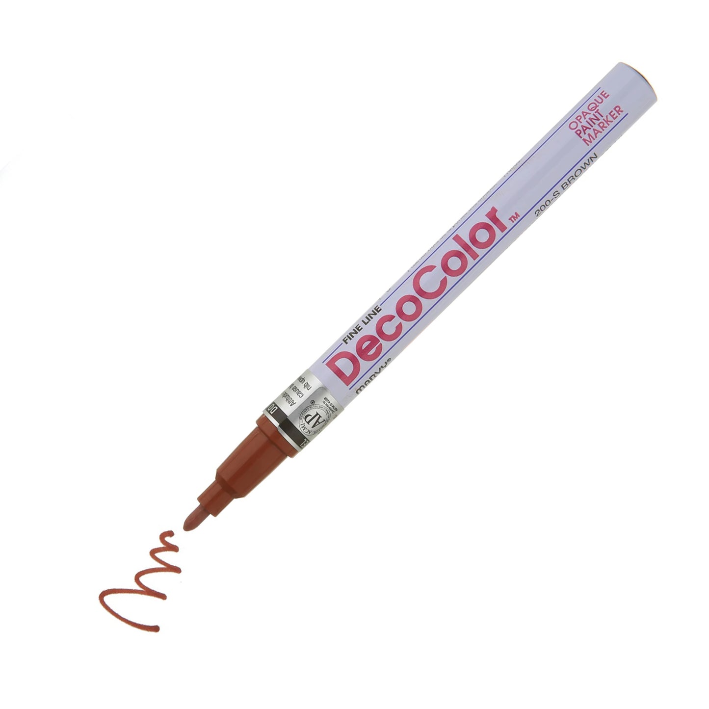 Marcador de pintura Decocolor, punta fina de bala de 3 mm