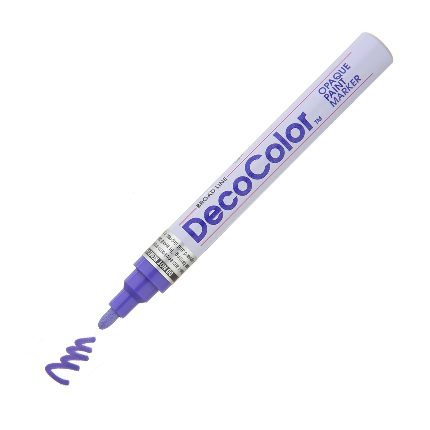 Pennarello a vernice Decocolor, punta tonda larga 6 mm