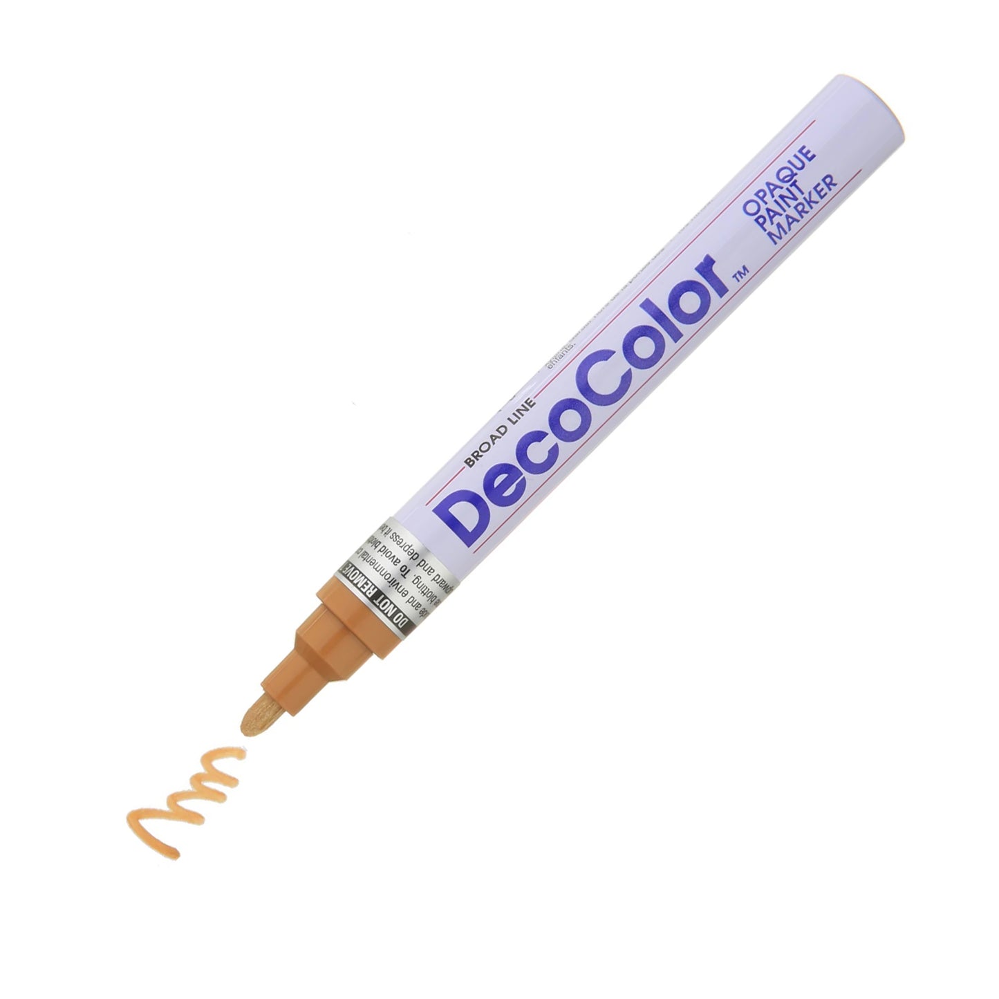Decocolor verfmarker, 6 mm brede ronde punt