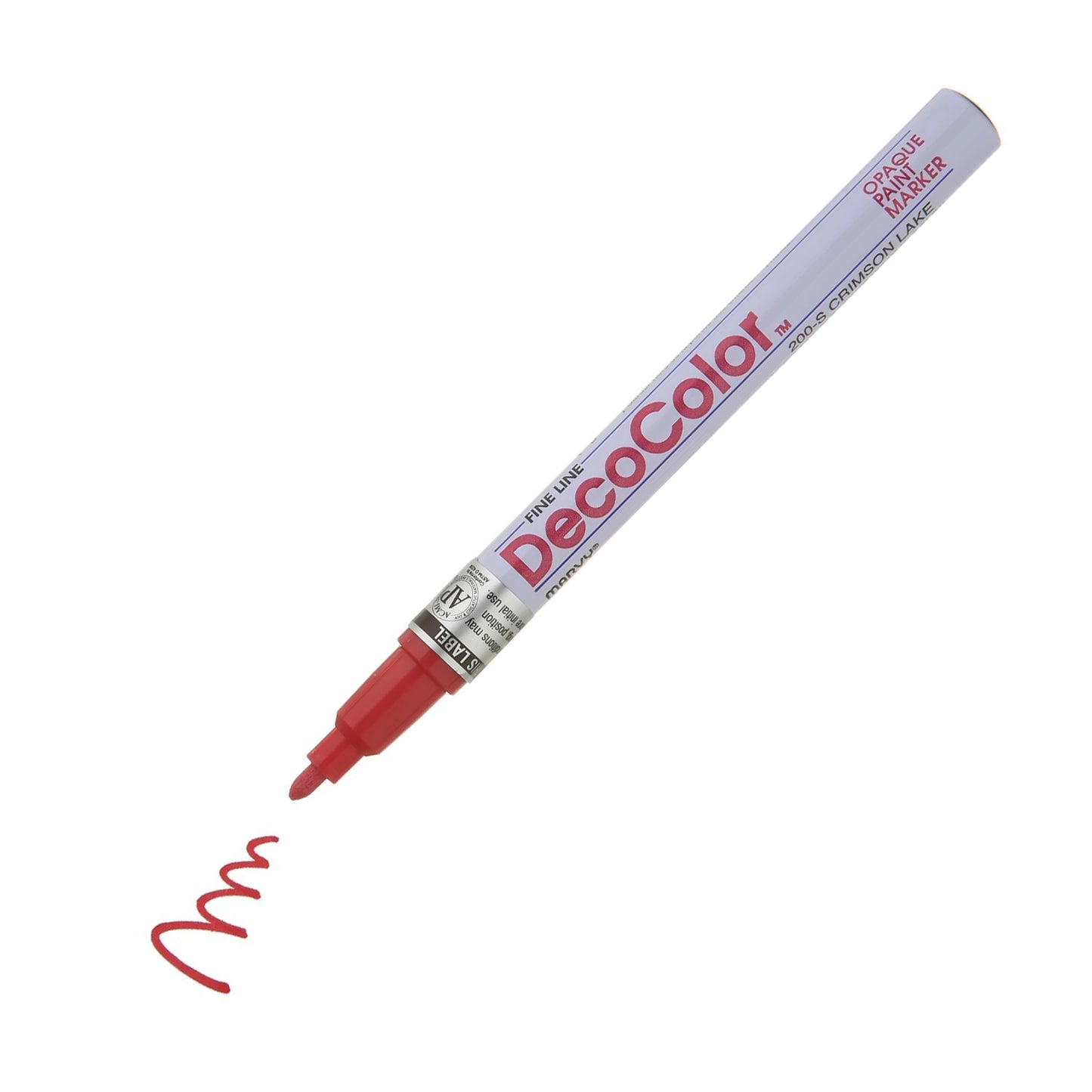 Pennarello a vernice Decocolor, punta fine da 3 mm