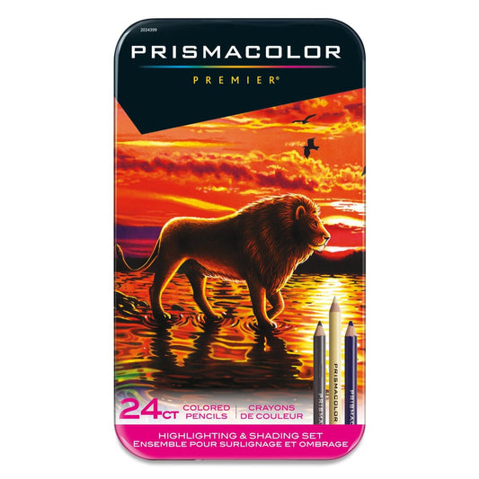 Prismacolor Premier, 24CT, Hervorheben und Schattieren