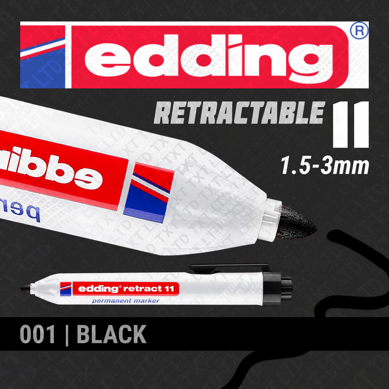 edding 11 Retract Permanent Marker 1,5-3 mm