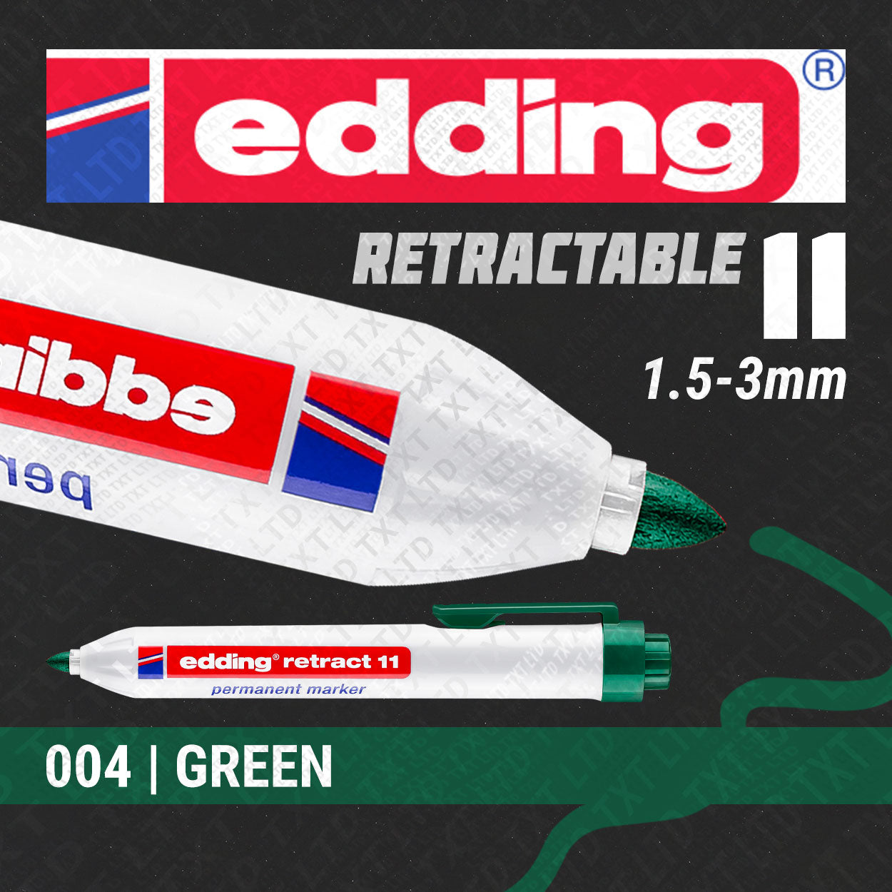 edding 11 Retract Permanent Marker 1,5-3 mm