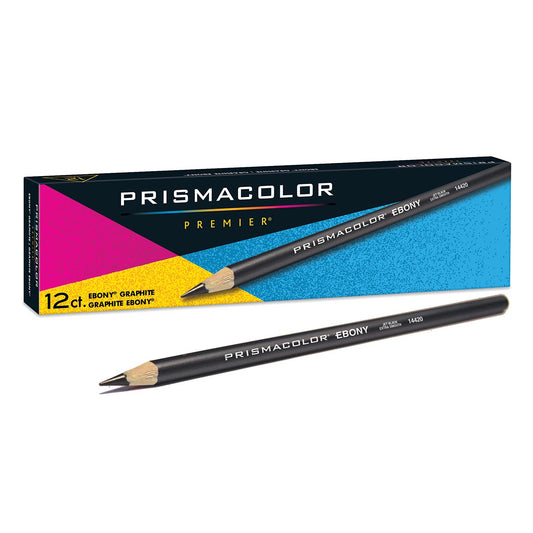 Prismacolor Premier Crayon à croquis graphite ébène, 12CT