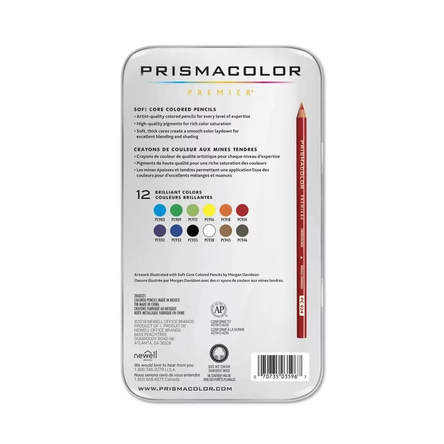Prismacolor Premier, 12CT, Ritratto/Natura