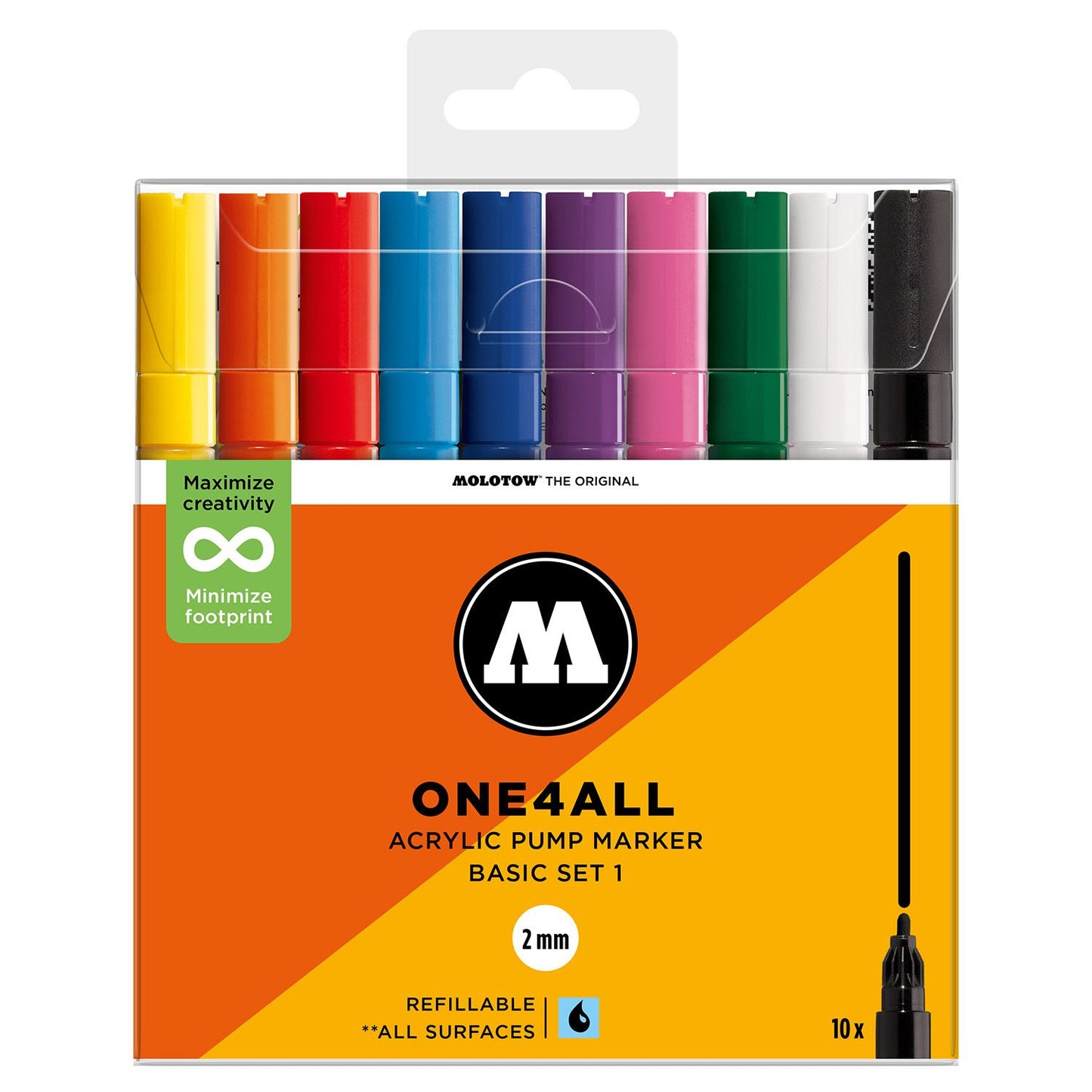 Molotow ONE4ALL 127HS 2mm Acrylic Marker
