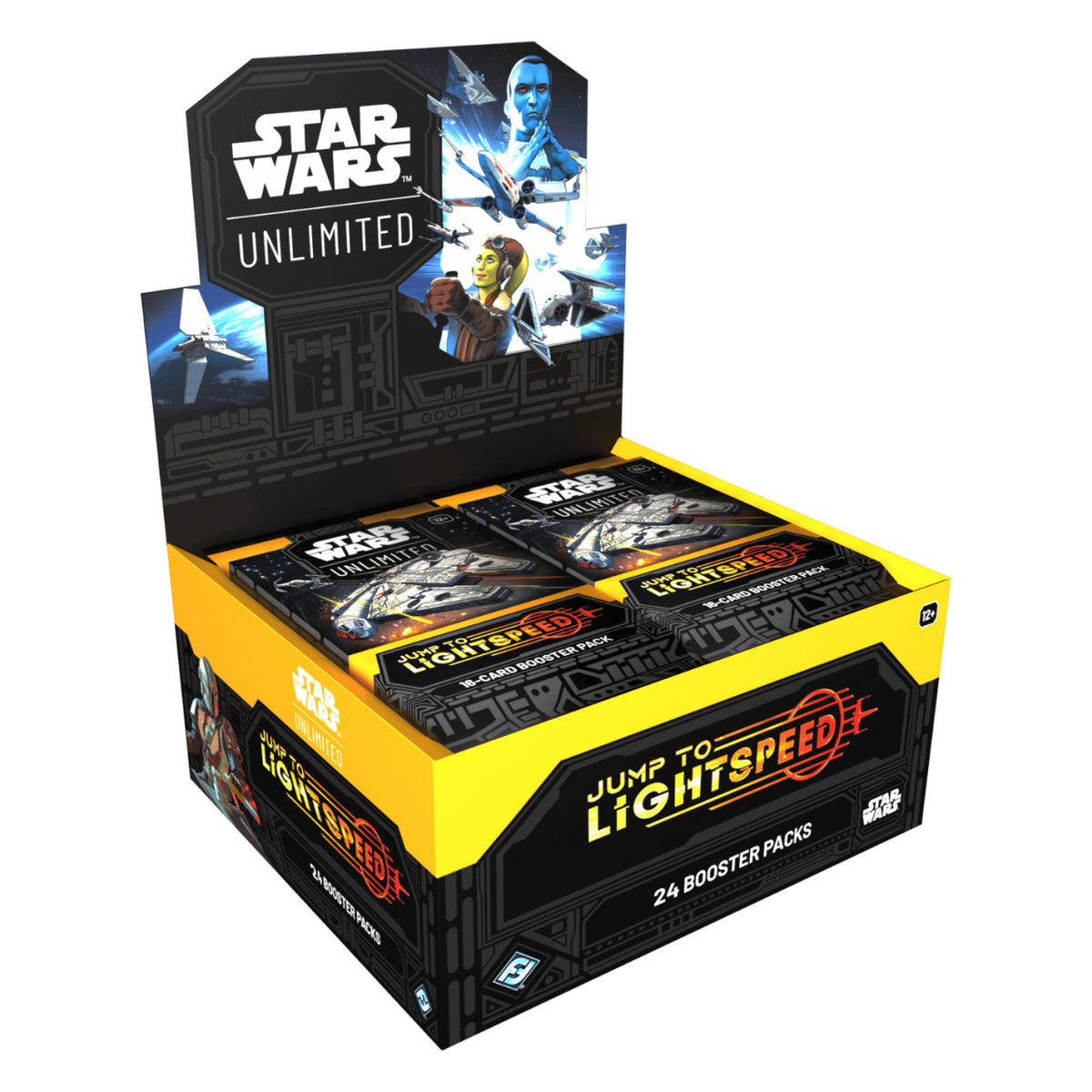 Star Wars: Unlimited - Jump to Lightspeed, 384-Card Booster Box (24 Packs of 16)