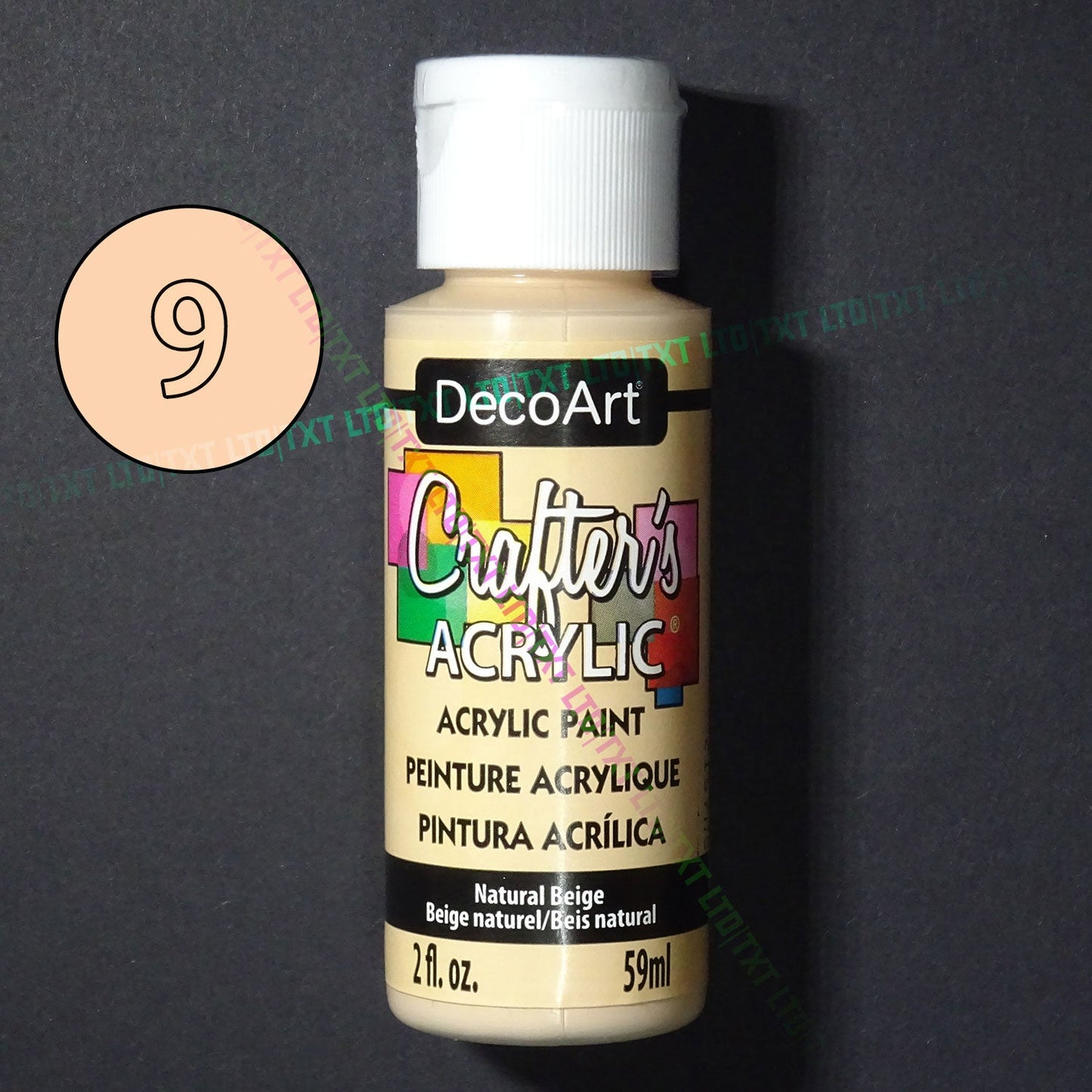 DecoArt Crafters Acryl, 59ml/2oz. [Farben 1 bis 103]