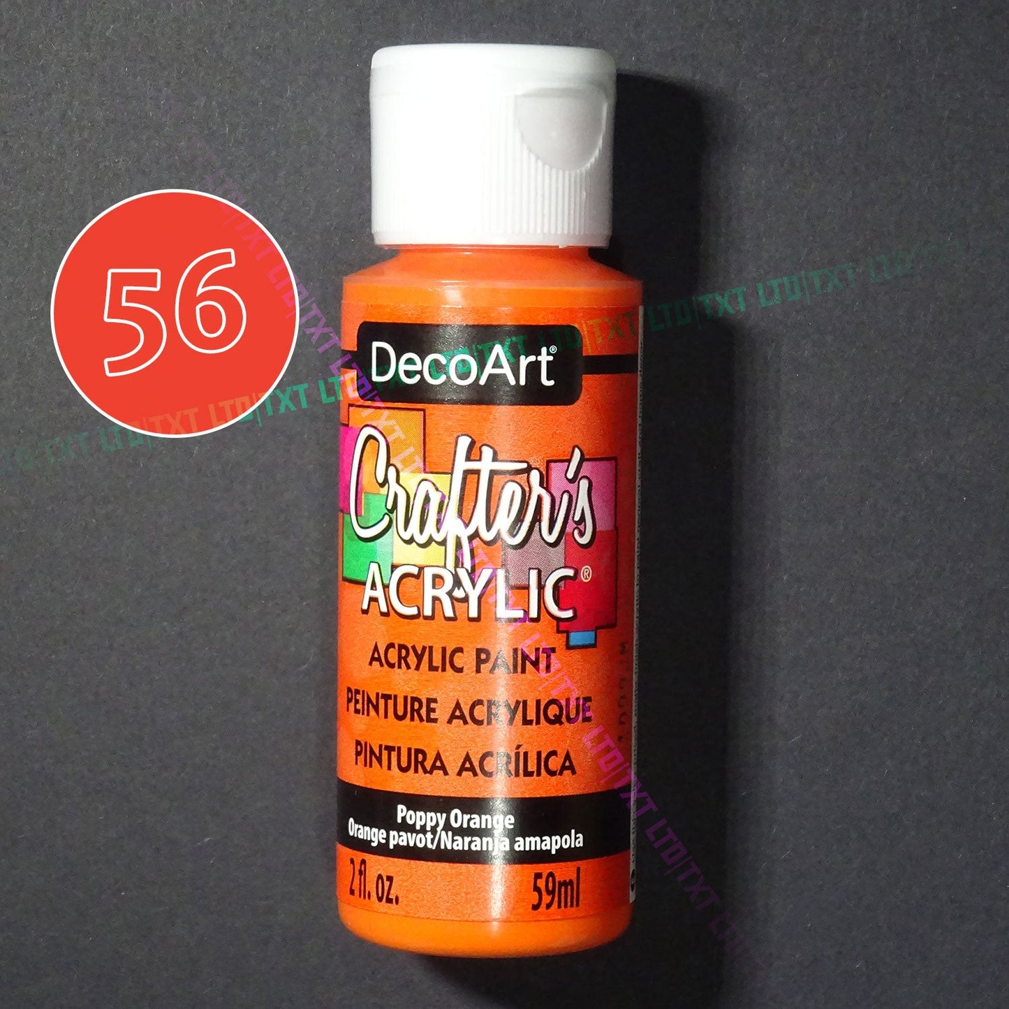 DecoArt Crafters Acrílico, 59ml/2oz. [colours 1 to 103]