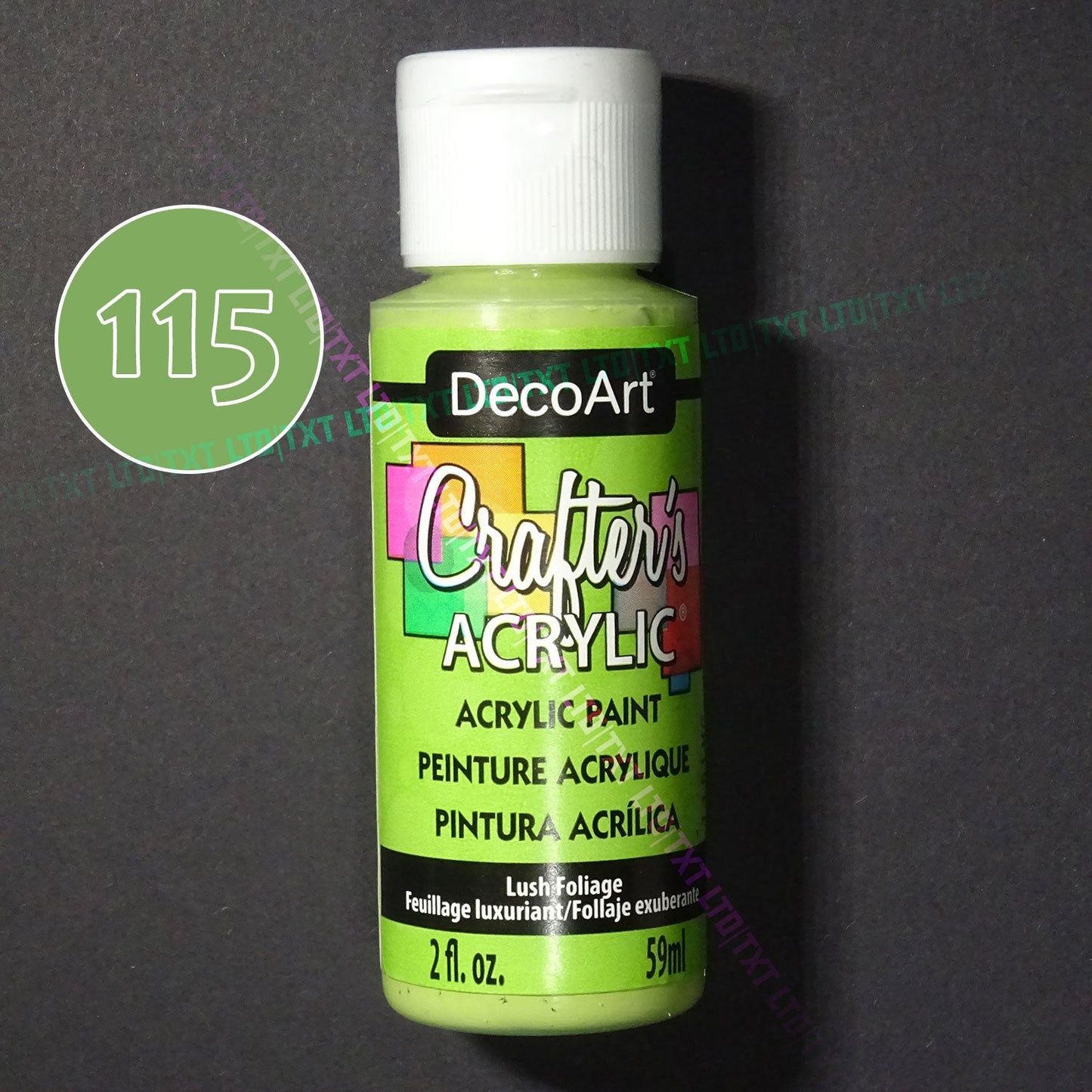 DecoArt Crafters Acryl, 59ml/2oz. [Farben 104 bis 173]