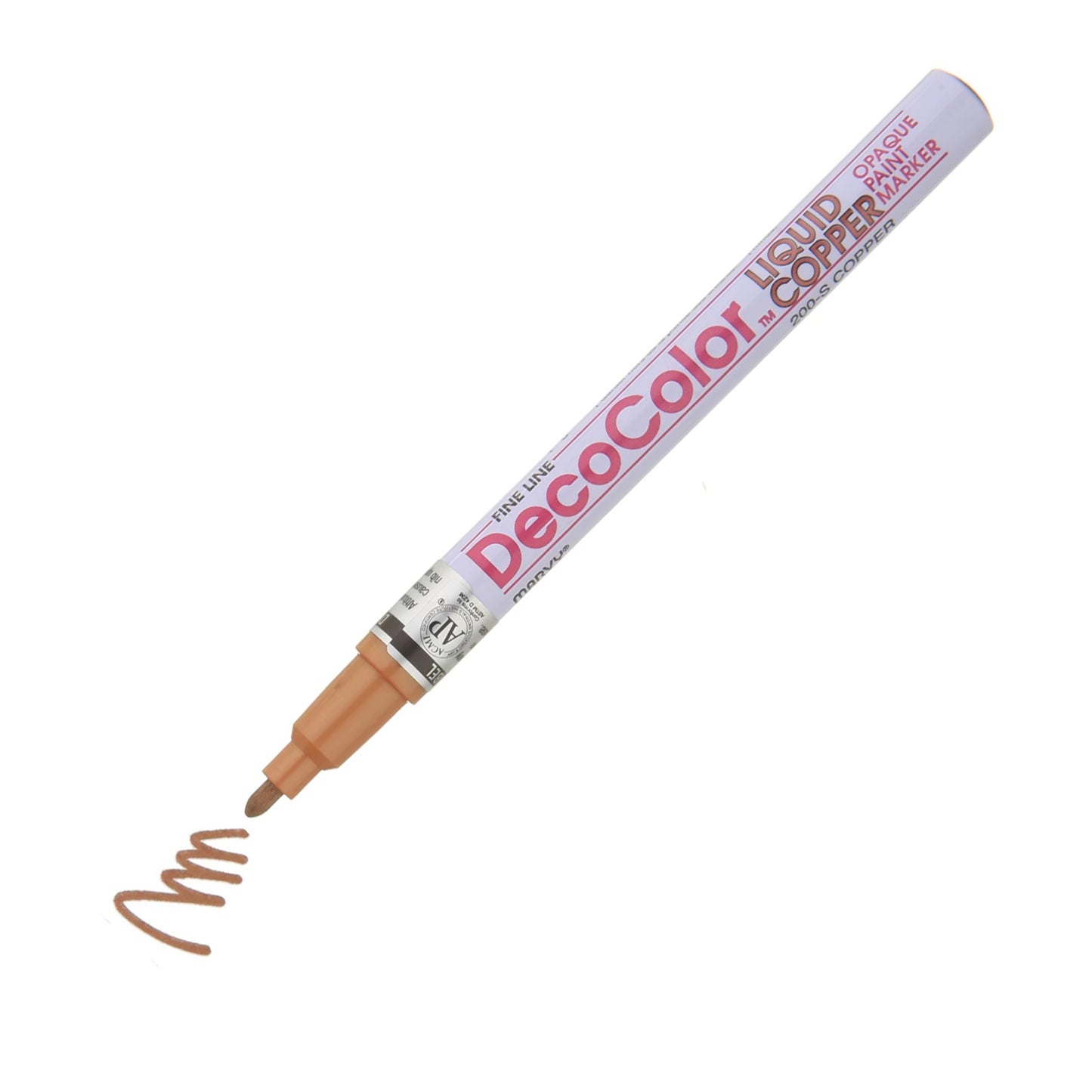Marcador de pintura Decocolor, punta fina de bala de 3 mm