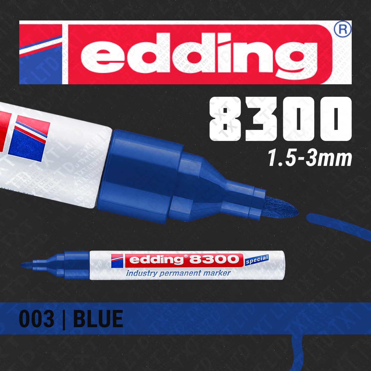 edding 8300 Marqueur permanent industriel