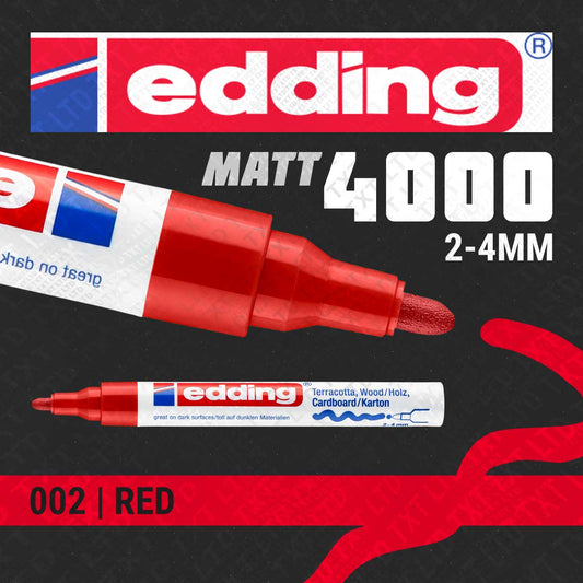 Rotulador de pintura mate Edding 4000