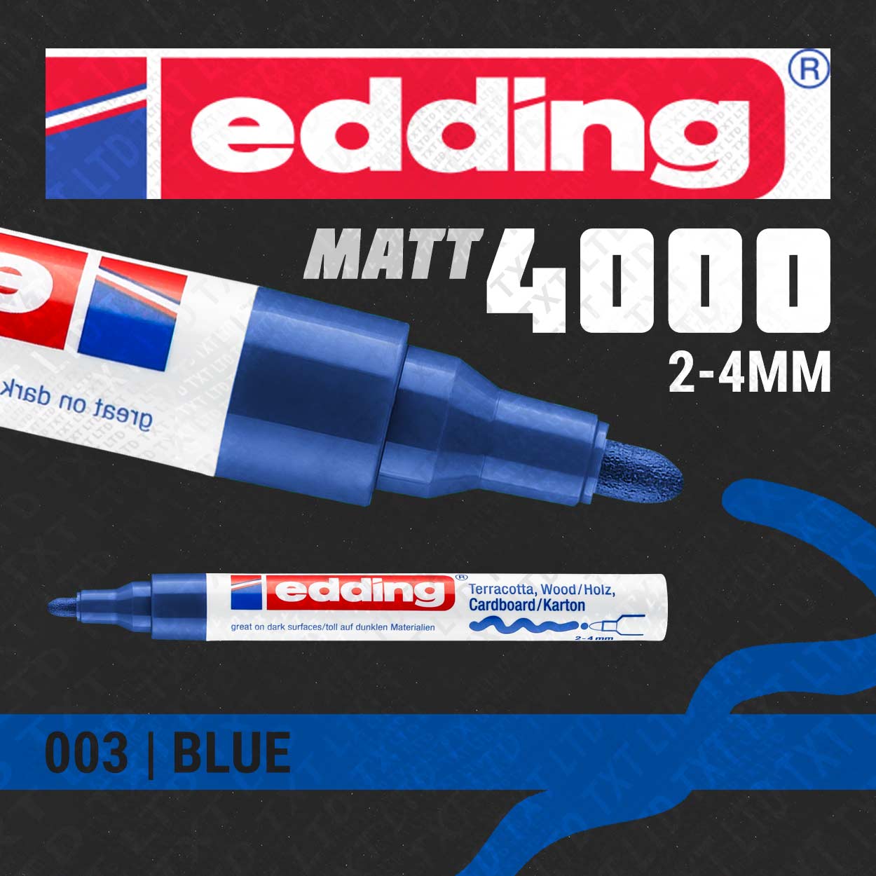 edding 4000 Matt Paint Marker – TXT LTD - Main Image