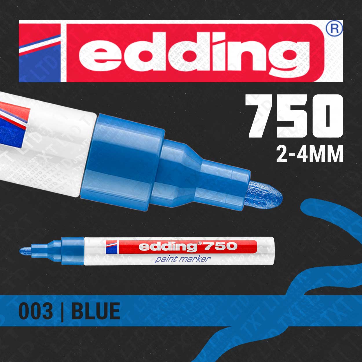 Rotulador de pintura Edding 750