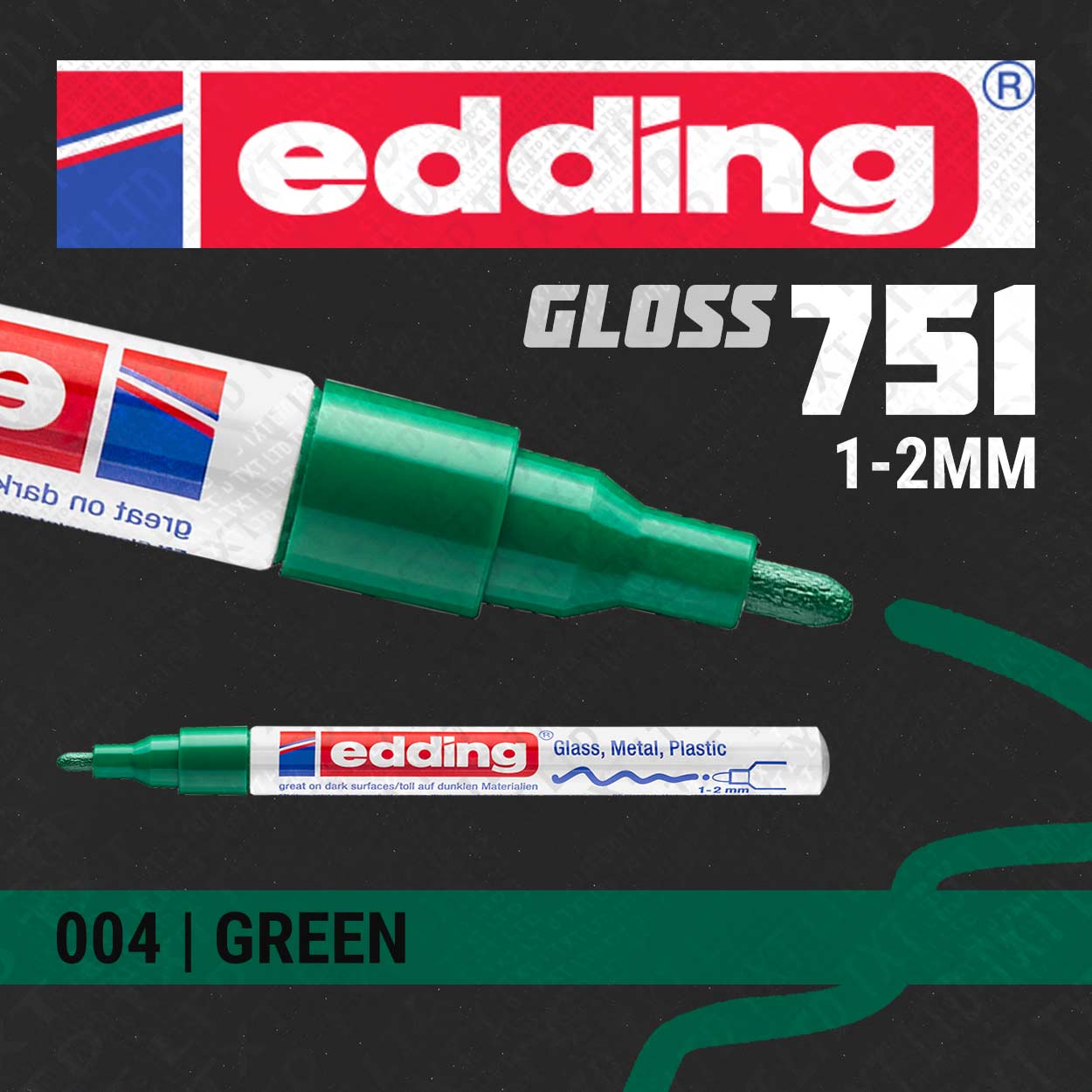 edding 751 Marqueur peinture brillante