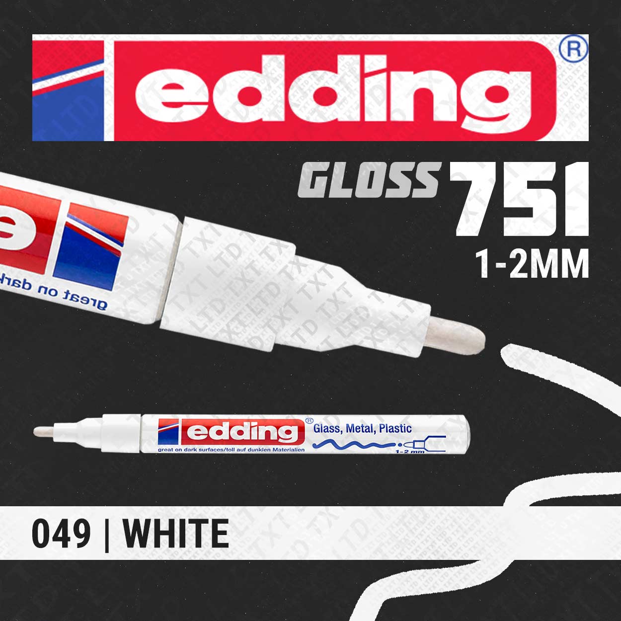 edding 751 Gloss Paint Marker 1-2mm