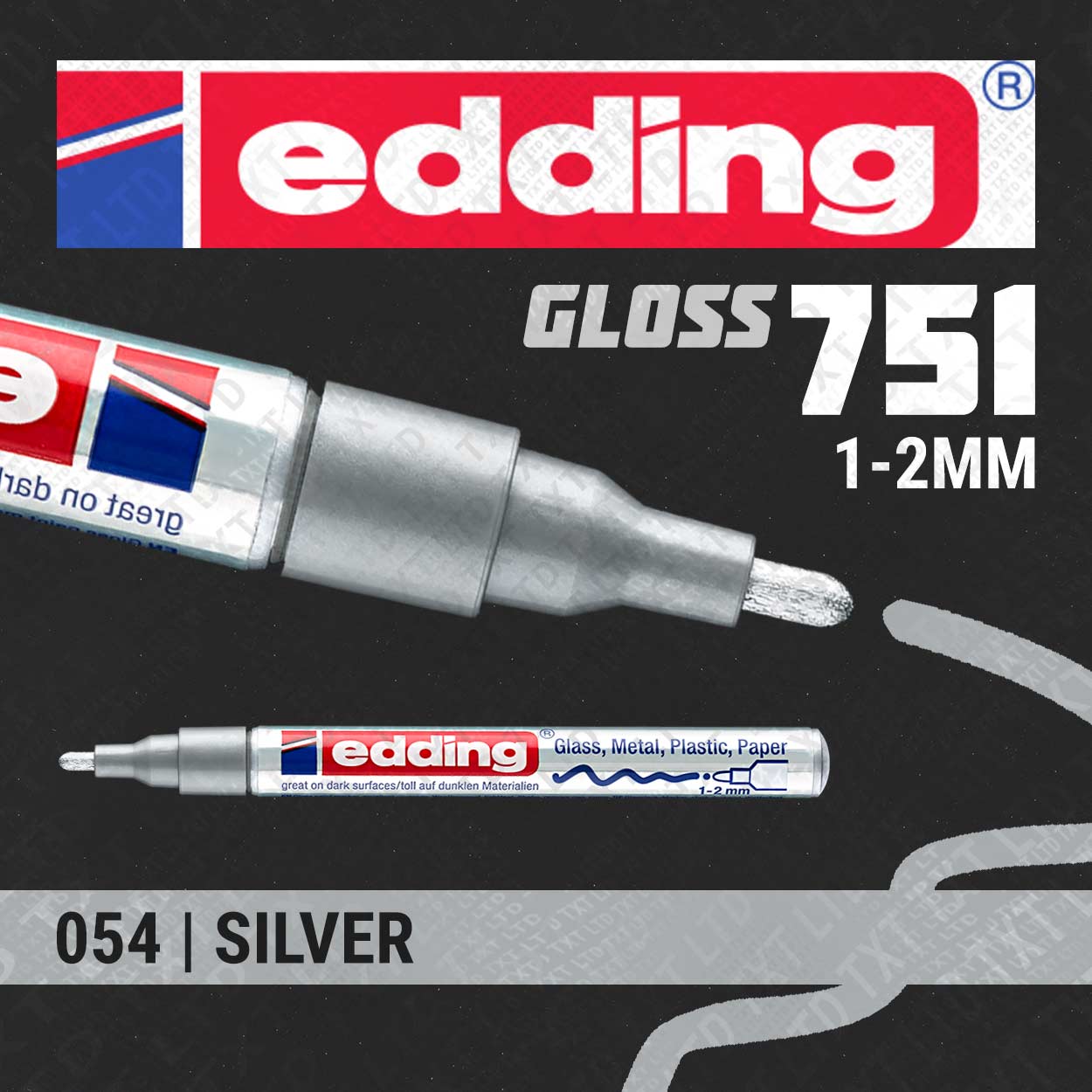 edding 751 Marqueur peinture brillante