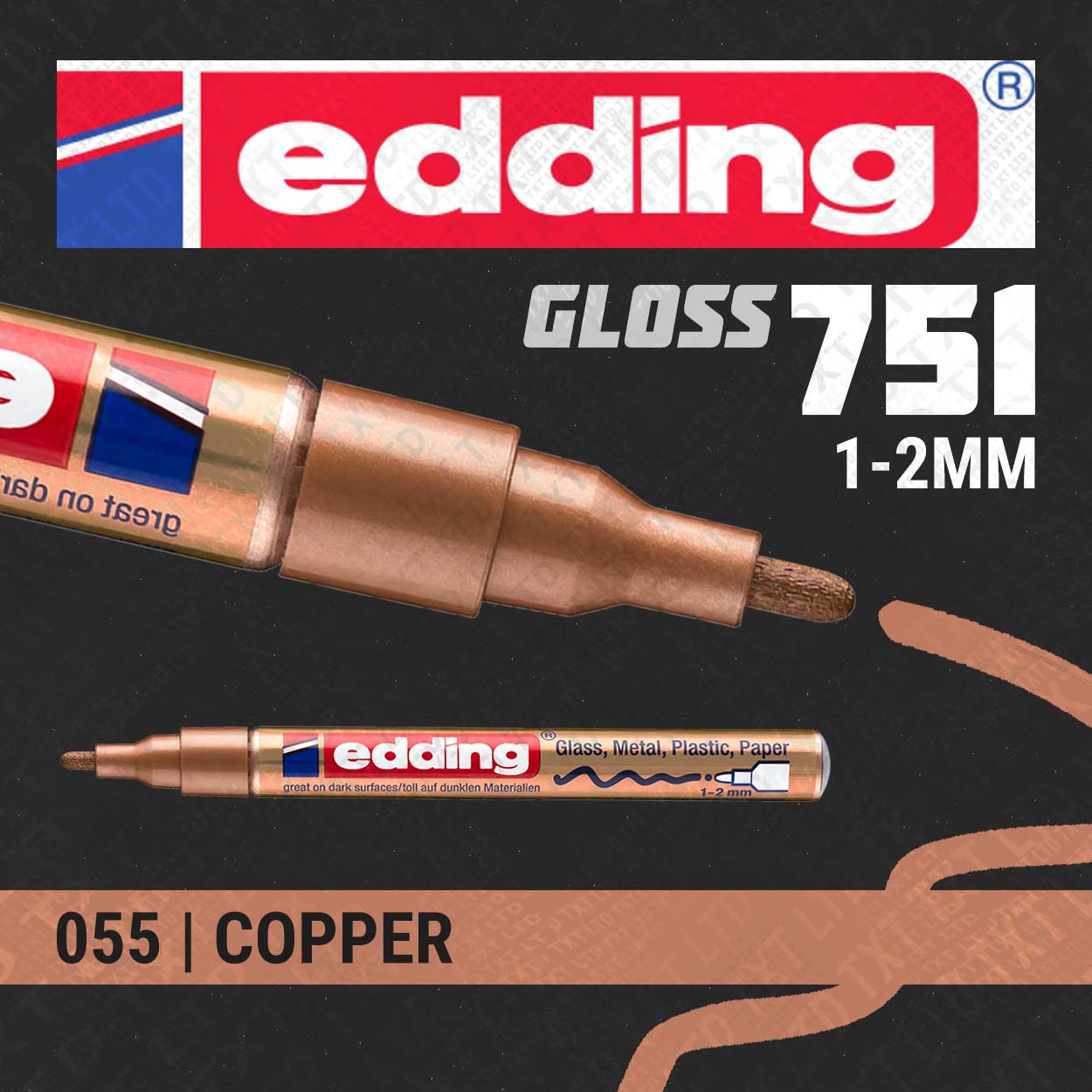 edding 751 Gloss Paint Marker 1-2mm