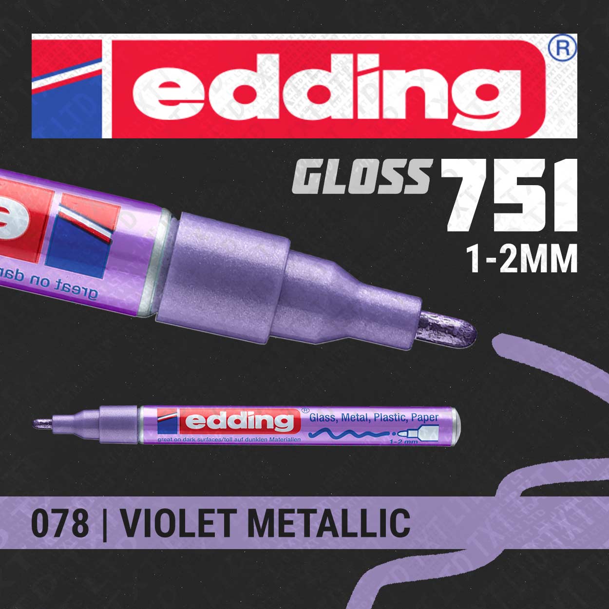 edding 751 Gloss Paint Marker 1-2mm