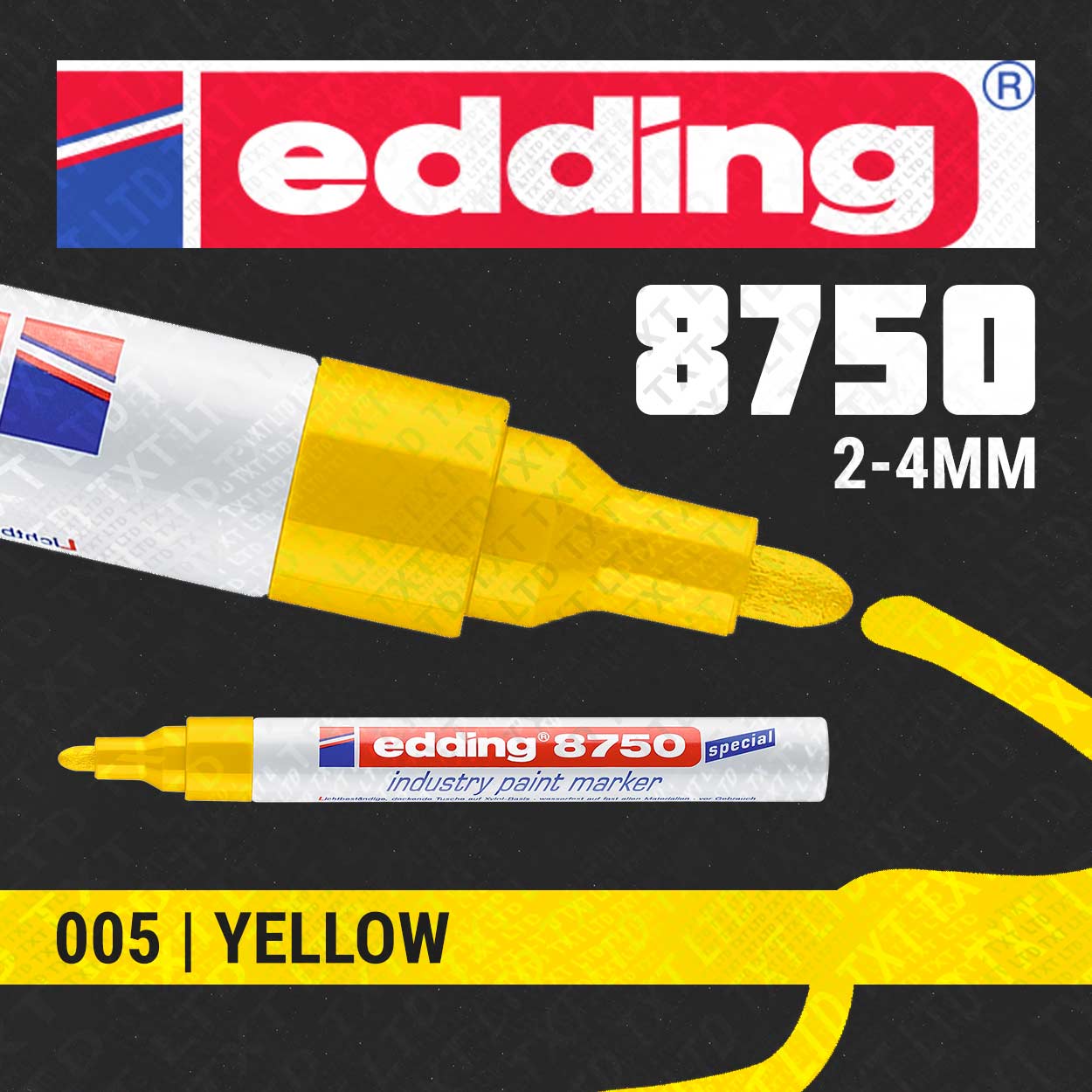 edding 8750 Industry Paint Marker 2-4mm