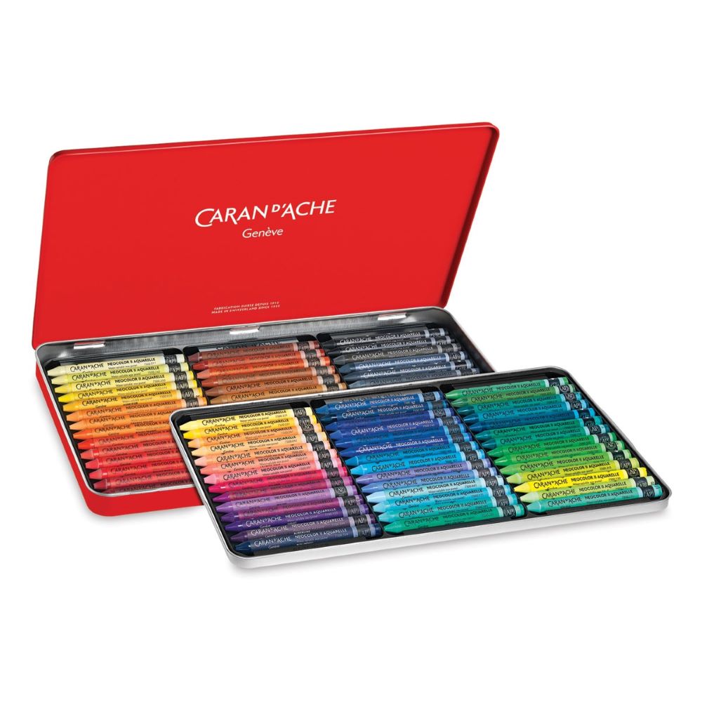 Caran d'Ache Neocolor II 水溶性ワックスパステル、単品＋セット