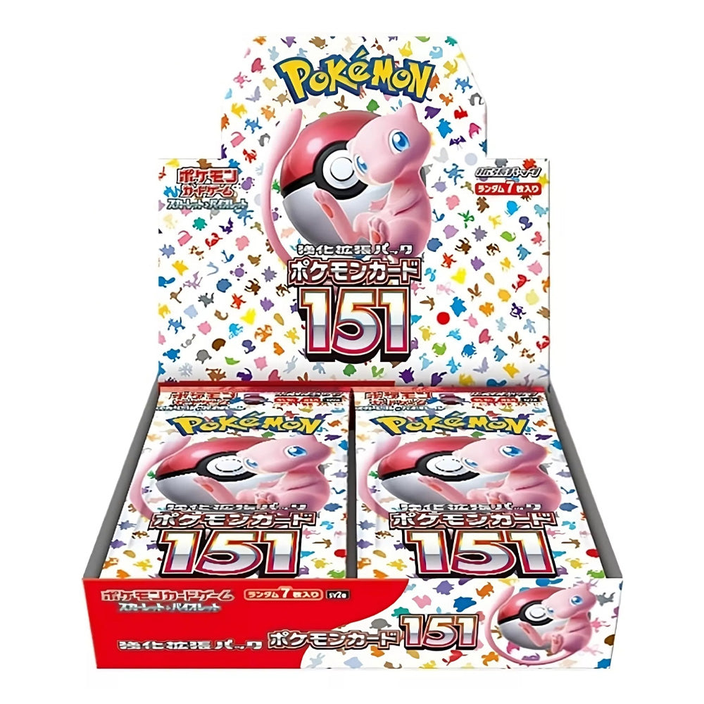 Pokémon TCG 151 sv2a, boosterbox met 140 kaarten (20 verpakkingen van 7)