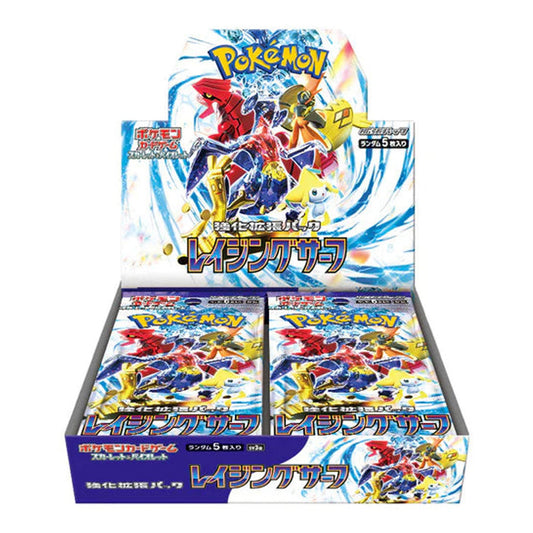 Pokémon TCG Raging Surf sv3a, caja de refuerzo de 150 tarjetas (30 paquetes de 5)