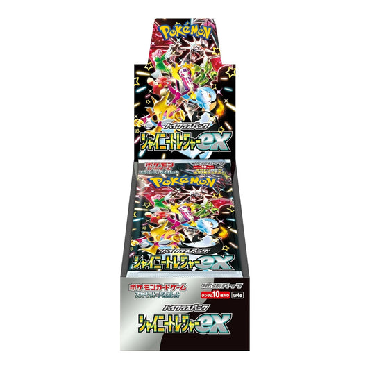 Pokémon TCG Shiny Treasure ex sv4a, boosterbox met 100 kaarten (10 verpakkingen van 10)