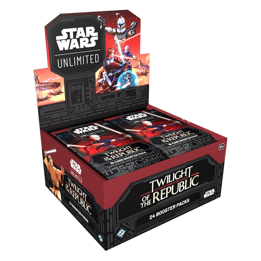 Star Wars: Unlimited - Dämmerung der Republik, 384-Karten-Booster-Box (24 Packs mit je 16 Karten)