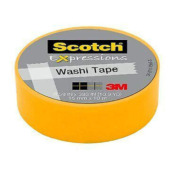 Scotch Expressions Washi Tape, 15mm x 10m