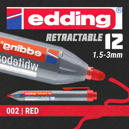 edding 12 Retract Whiteboard/Flipchart Marker
