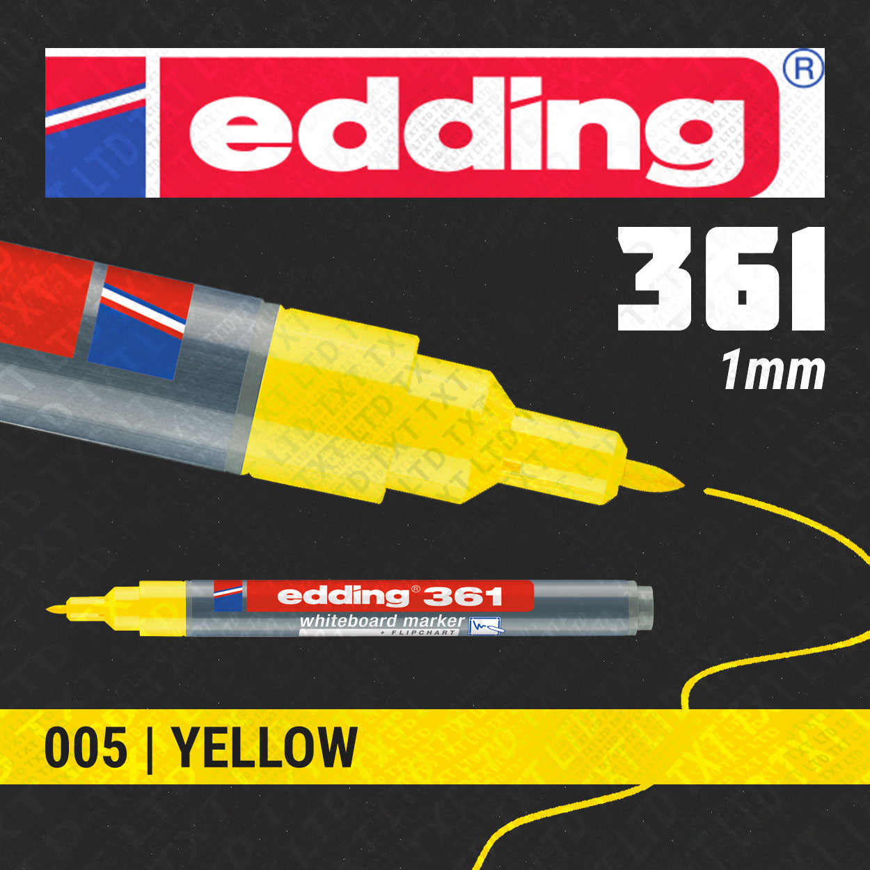 edding 361 Whiteboard/Flipchart Marker 1mm