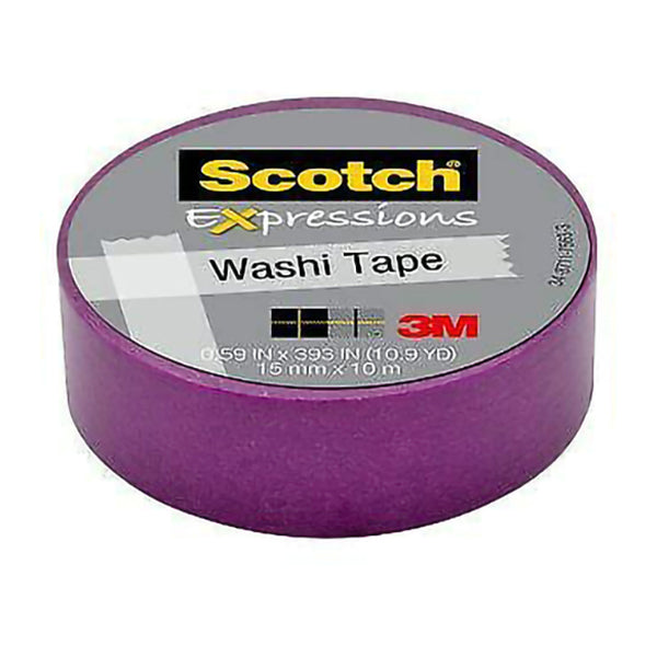 Scotch Expressions Washi Tape, 15mm x 10m