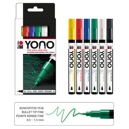 Marqueur acrylique Marabu YONO Y101 0,5-1,5 mm