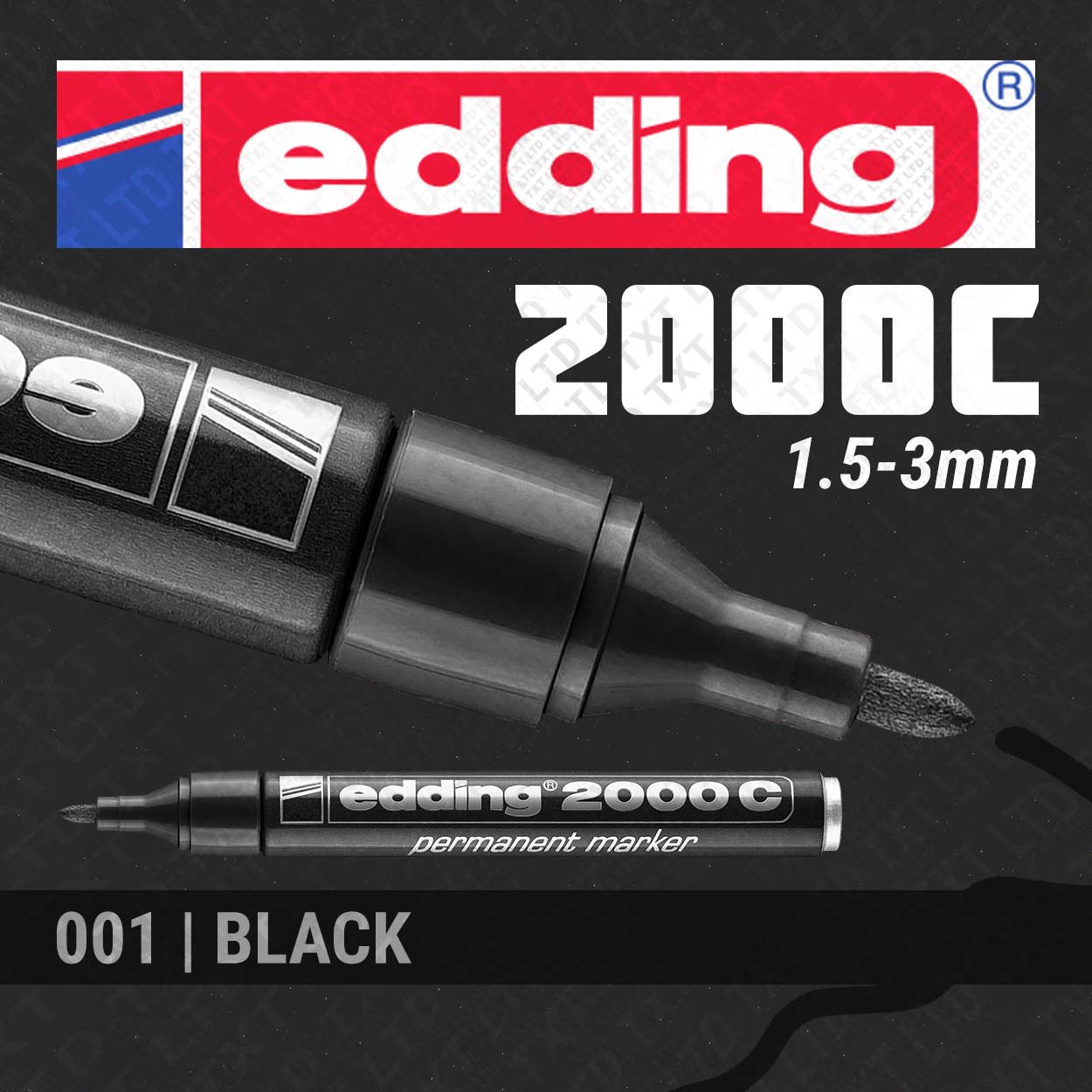 edding 2000C Permanent Marker 1.5-3mm