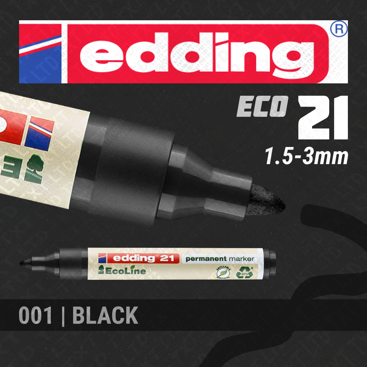 edding 21 Ecoline Permanent Marker 1.5-3mm