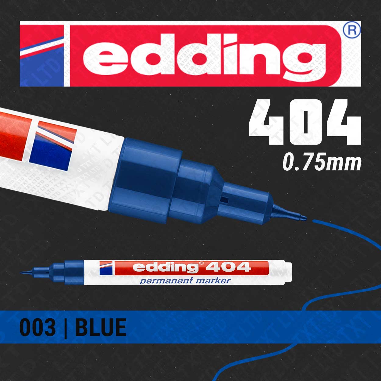 edding 404 Rotulador Permanente 0.75mm